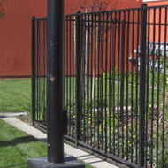 Wrought iron Commercial Fence Sacramento