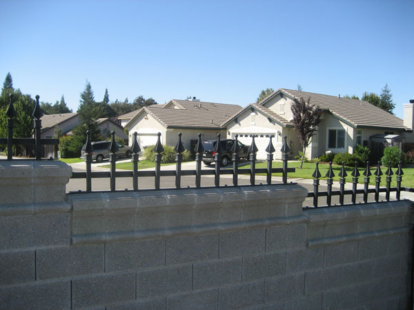 Sacramento Wrought Iron Fence