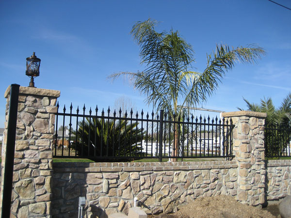 Sacramento Ornamental Wrought Iron Fence